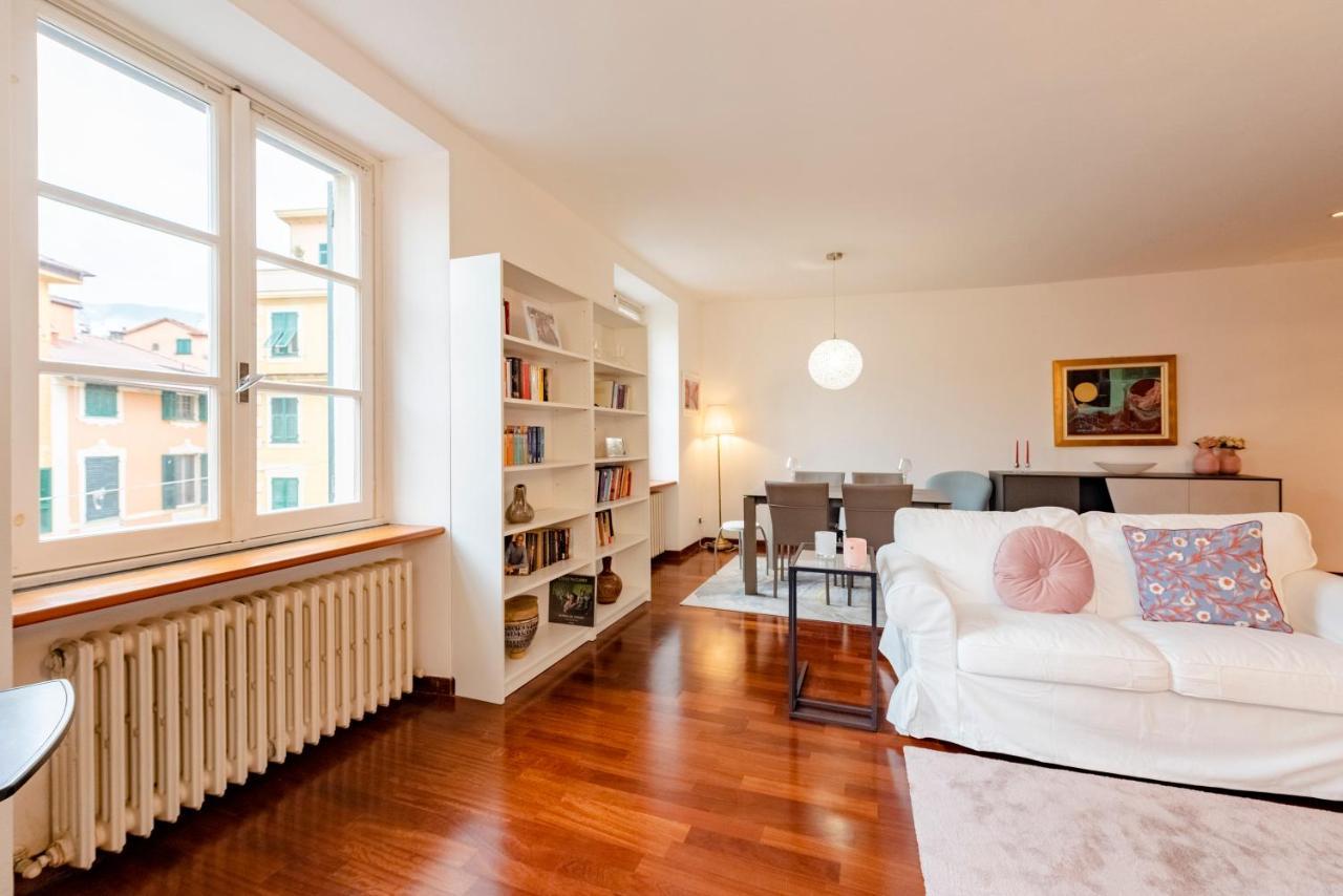 Cavour 9 Apartment 2B 2B 100Mq With Private Garage, In Center Of Rapallo, Wifi, Air Conditioned Экстерьер фото